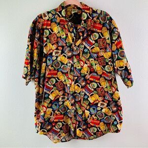 Shelter Island Beer Button Shirt
